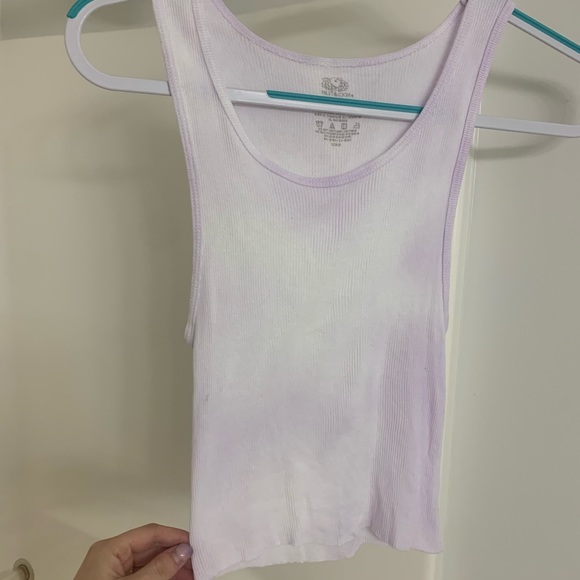 Tie dye crop top (purple) - Picture 1 of 3